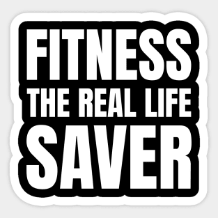 Nurse Fitness: The Ultimate Life Saver - Ideal Gift for Registered Nurses, Workout Enthusiasts, and Fitness Lovers! Sticker